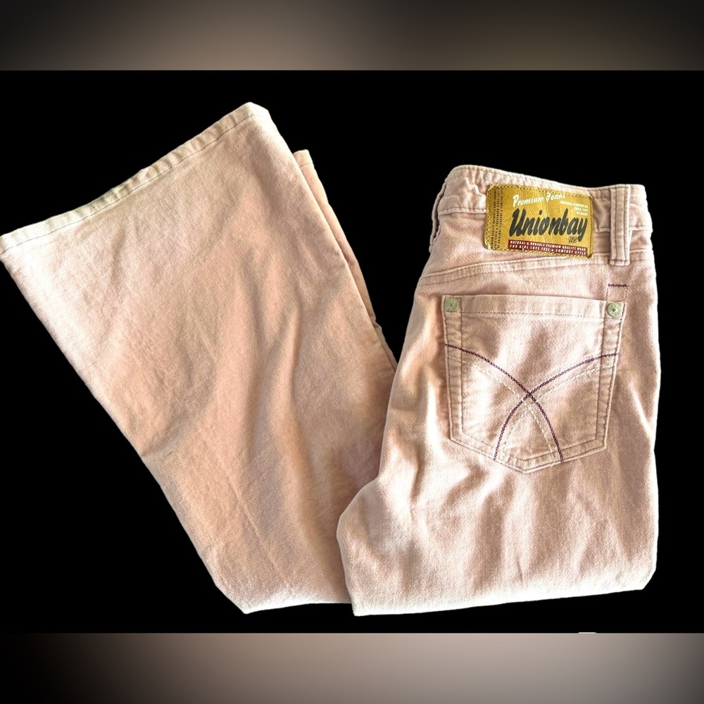 Pink y2k corduroy type UnionBay Pants Size 5 Flare Leg Union Bay UB